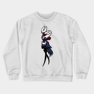 Hornet, the Hollow knight, and the little ghost Crewneck Sweatshirt